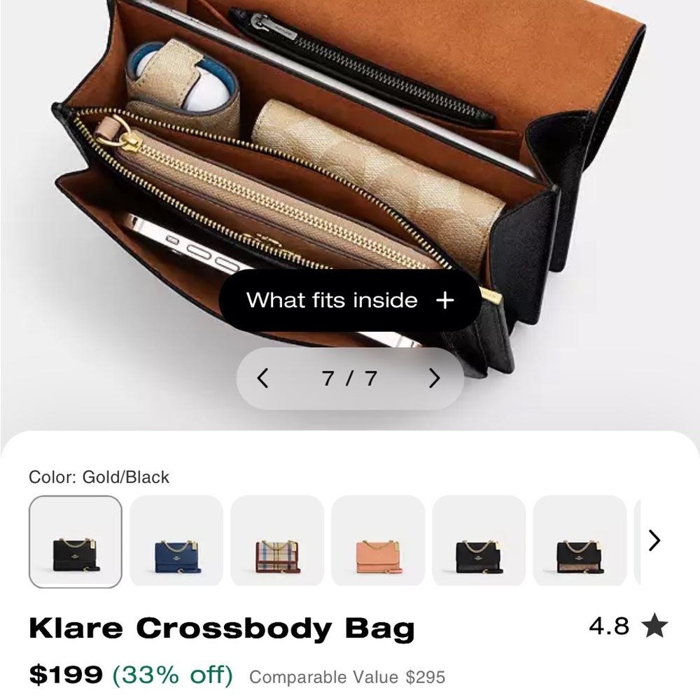 Coach Klare Crossbody Bag - Picture 10 of 10